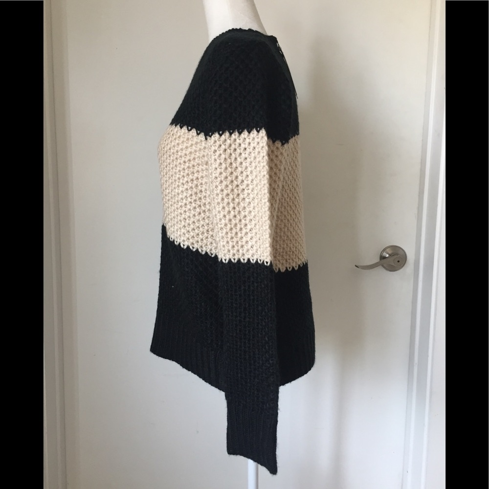 Modern Vintage Color Block Knit Sweater - Picture 2 of 4